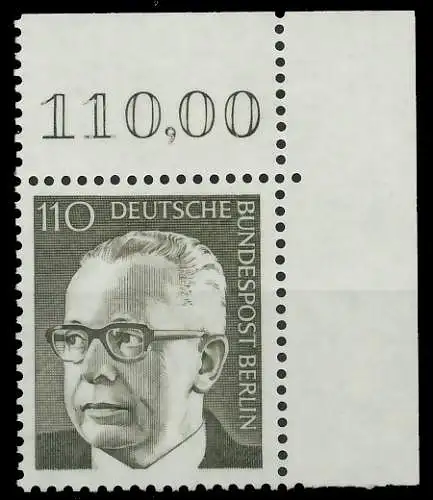 BERLIN DS HEINEM Nr 428 postfrisch ECKE-ORE 8E84FE