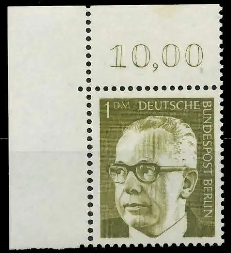 BERLIN DS HEINEM Nr 369 postfrisch ECKE-OLI 8E850E