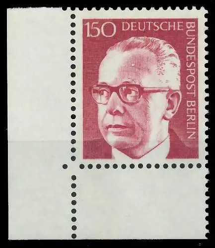 BERLIN DS HEINEM Nr 431 postfrisch ECKE-ULI 8E8576