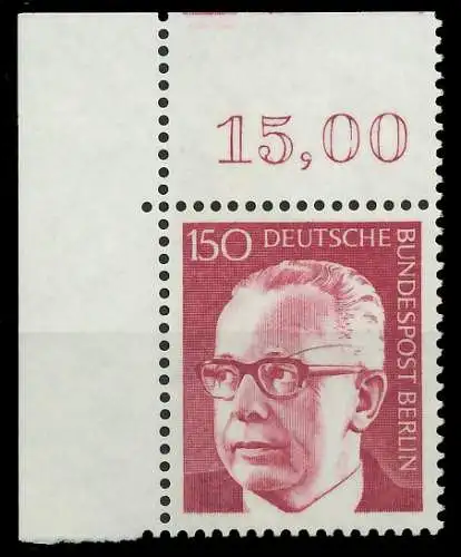 BERLIN DS HEINEM Nr 431 postfrisch ECKE-OLI 8E859E