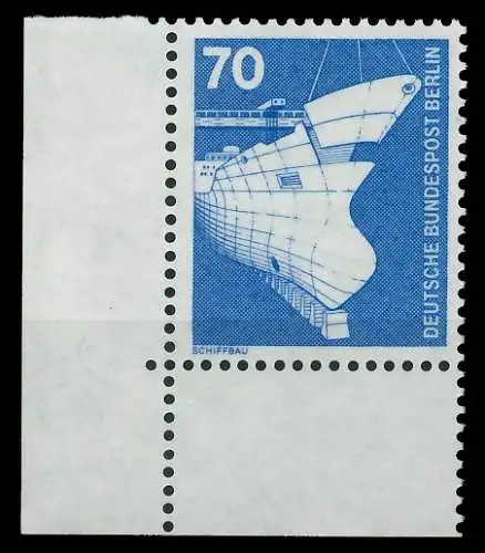 BERLIN DS INDUSTRIE U. TECHNIK Nr 500 postfrisch ECKE-U 8E8612