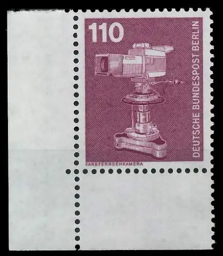 BERLIN DS INDUSTRIE U. TECHNIK Nr 668 postfrisch ECKE-U 8E8622