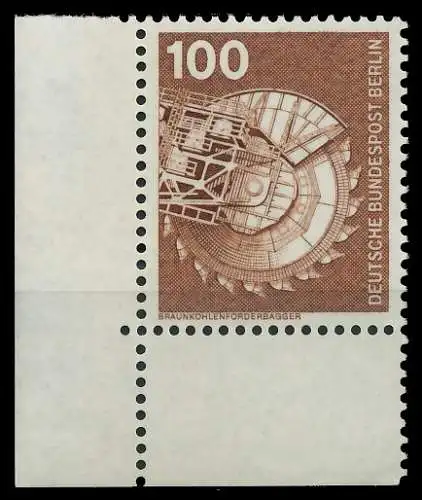 BERLIN DS INDUSTRIE U. TECHNIK Nr 502 postfrisch ECKE-U 8E862A