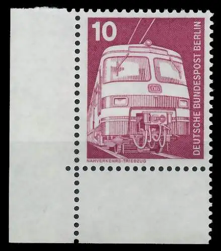 BERLIN DS INDUSTRIE U. TECHNIK Nr 495 postfrisch ECKE-U 8E8656
