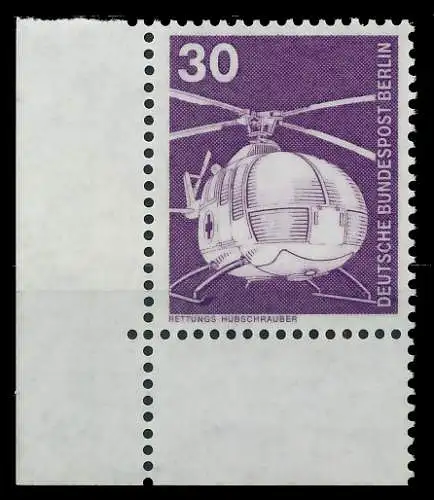 BERLIN DS INDUSTRIE U. TECHNIK Nr 497 postfrisch ECKE-U 8E865E