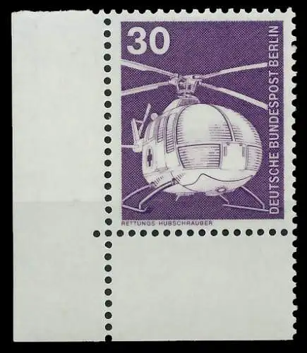 BERLIN DS INDUSTRIE U. TECHNIK Nr 497 postfrisch ECKE-U 8E86E6