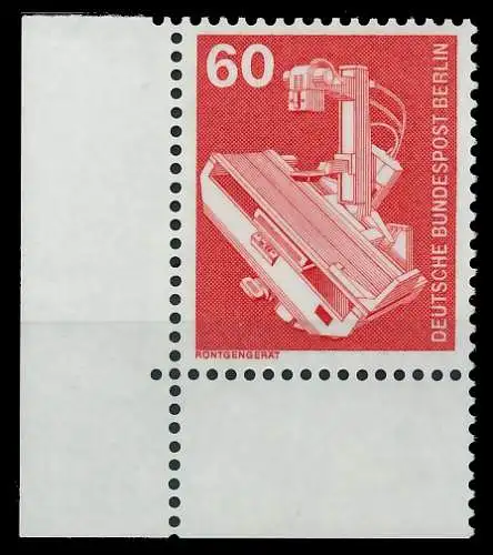 BERLIN DS INDUSTRIE U. TECHNIK Nr 582 postfrisch ECKE-U 8E86F2