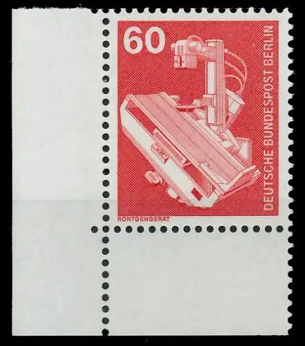 BERLIN DS INDUSTRIE U. TECHNIK Nr 582 postfrisch ECKE-U 8E870E