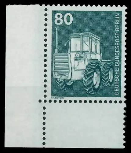 BERLIN DS INDUSTRIE U. TECHNIK Nr 501 postfrisch ECKE-U 8E871A