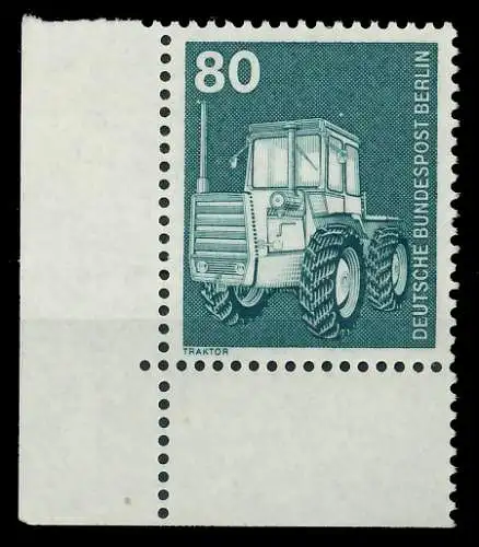 BERLIN DS INDUSTRIE U. TECHNIK Nr 501 postfrisch ECKE-U 8E8732