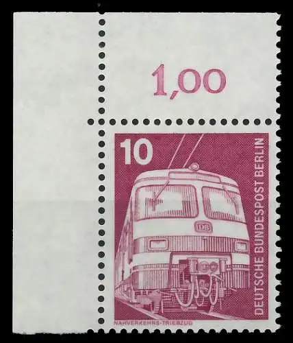 BERLIN DS INDUSTRIE U. TECHNIK Nr 495 postfrisch ECKE-O 8E8766
