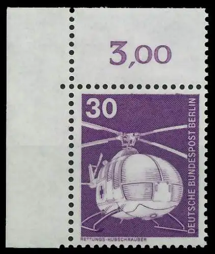 BERLIN DS INDUSTRIE U. TECHNIK Nr 497 postfrisch ECKE-O 8E8776