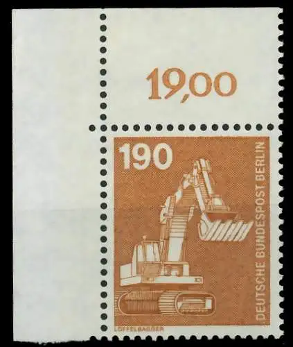 BERLIN DS INDUSTRIE U. TECHNIK Nr 670 postfrisch ECKE-O 8E878A