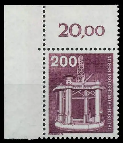 BERLIN DS INDUSTRIE U. TECHNIK Nr 506 postfrisch ECKE-O 8E878E