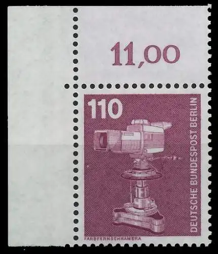 BERLIN DS INDUSTRIE U. TECHNIK Nr 668 postfrisch ECKE-O 8E8792