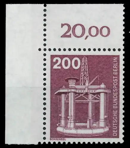 BERLIN DS INDUSTRIE U. TECHNIK Nr 506 postfrisch ECKE-O 8E8796