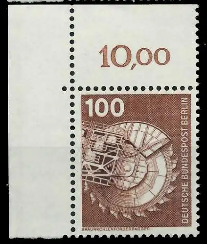 BERLIN DS INDUSTRIE U. TECHNIK Nr 502 postfrisch ECKE-O 8E87E2