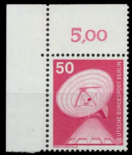 BERLIN DS INDUSTRIE U. TECHNIK Nr 499 postfrisch ECKE-O 8E87F2