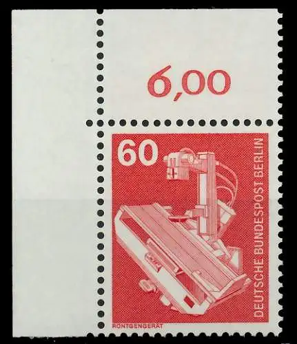BERLIN DS INDUSTRIE U. TECHNIK Nr 582 postfrisch ECKE-O 8E87FE