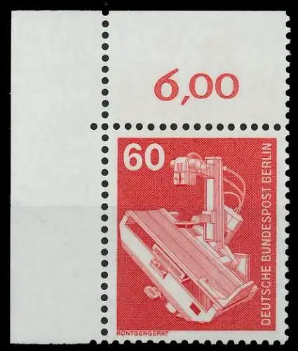 BERLIN DS INDUSTRIE U. TECHNIK Nr 582 postfrisch ECKE-O 8E8802