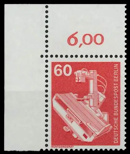 BERLIN DS INDUSTRIE U. TECHNIK Nr 582 postfrisch ECKE-O 8E8806