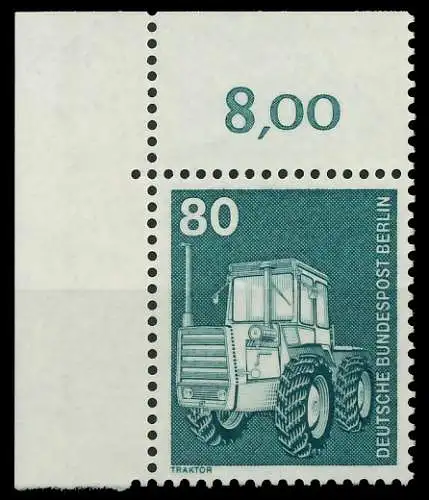BERLIN DS INDUSTRIE U. TECHNIK Nr 501 postfrisch ECKE-O 8E8816