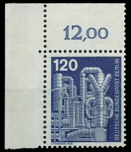 BERLIN DS INDUSTRIE U. TECHNIK Nr 503 postfrisch ECKE-O 8E881A