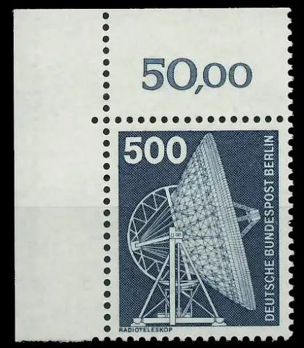 BERLIN DS INDUSTRIE U. TECHNIK Nr 507 postfrisch ECKE-O 8E8822