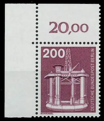 BERLIN DS INDUSTRIE U. TECHNIK Nr 506 postfrisch ECKE-O 8E8842
