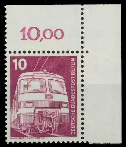 BERLIN DS INDUSTRIE U. TECHNIK Nr 495 postfrisch ECKE-O 8E88A2