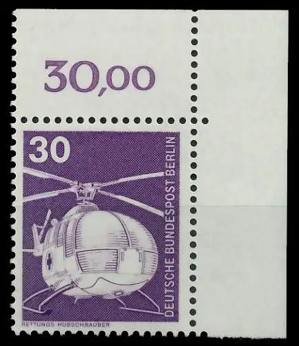 BERLIN DS INDUSTRIE U. TECHNIK Nr 497 postfrisch ECKE-O 8E88B2
