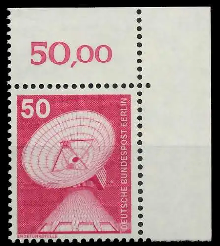 BERLIN DS INDUSTRIE U. TECHNIK Nr 499 postfrisch ECKE-O 8E88BE