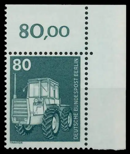 BERLIN DS INDUSTRIE U. TECHNIK Nr 501 postfrisch ECKE-O 8E88FA
