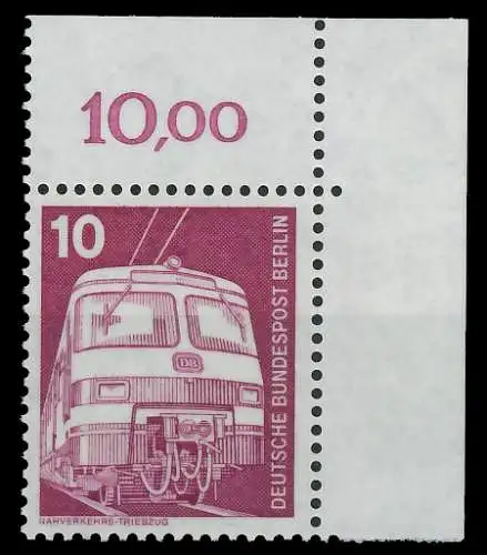 BERLIN DS INDUSTRIE U. TECHNIK Nr 495 postfrisch ECKE-O 8E891E