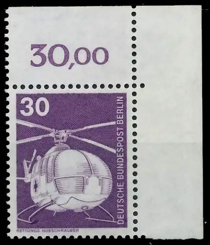 BERLIN DS INDUSTRIE U. TECHNIK Nr 497 postfrisch ECKE-O 8E892A