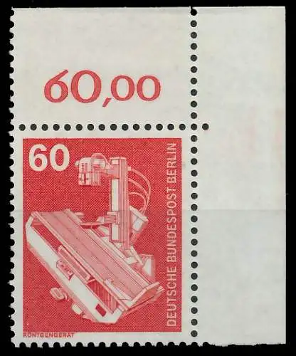 BERLIN DS INDUSTRIE U. TECHNIK Nr 582 postfrisch ECKE-O 8E8936