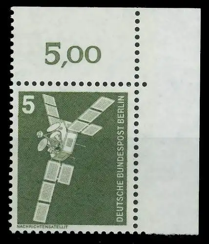 BERLIN DS INDUSTRIE U. TECHNIK Nr 494 postfrisch ECKE-O 8E890E