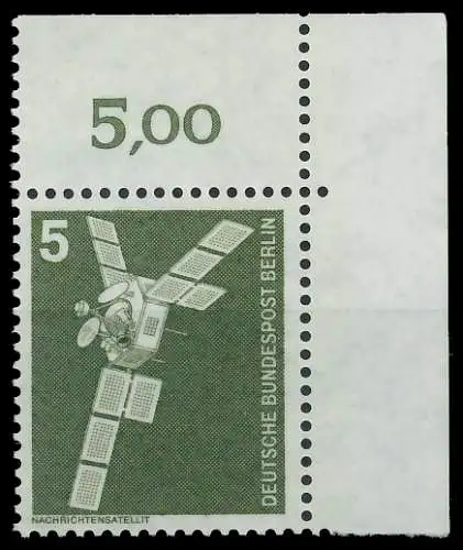 BERLIN DS INDUSTRIE U. TECHNIK Nr 494 postfrisch ECKE-O 8E8912