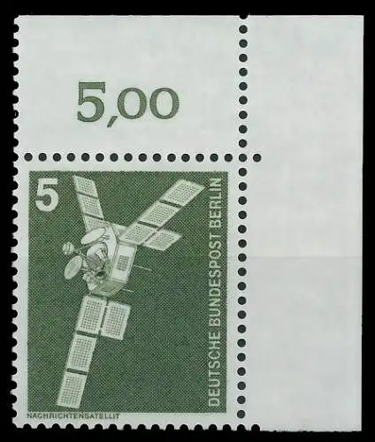 BERLIN DS INDUSTRIE U. TECHNIK Nr 494 postfrisch ECKE-O 8E8916