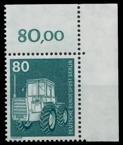 BERLIN DS INDUSTRIE U. TECHNIK Nr 501 postfrisch ECKE-O 8E8952