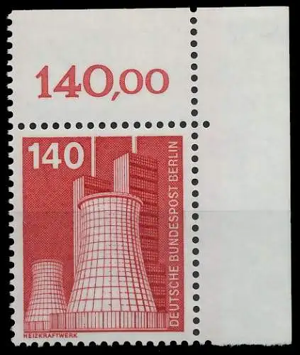 BERLIN DS INDUSTRIE U. TECHNIK Nr 504 postfrisch ECKE-O 8E8956