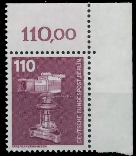 BERLIN DS INDUSTRIE U. TECHNIK Nr 668 postfrisch ECKE-O 8E895A