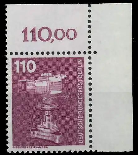 BERLIN DS INDUSTRIE U. TECHNIK Nr 668 postfrisch ECKE-O 8E8962