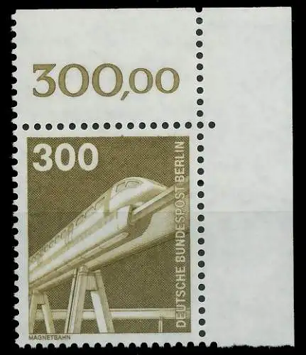 BERLIN DS INDUSTRIE U. TECHNIK Nr 672 postfrisch ECKE-O 8E8966