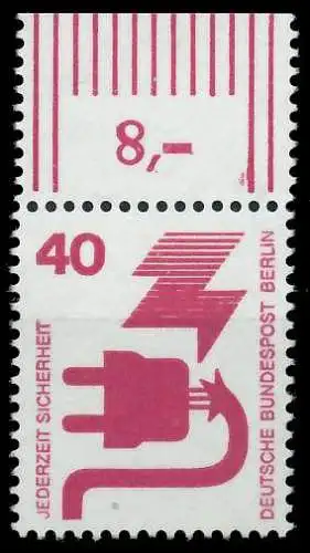 BERLIN DS UNFALLV Nr 407 postfrisch ORA 8ED336