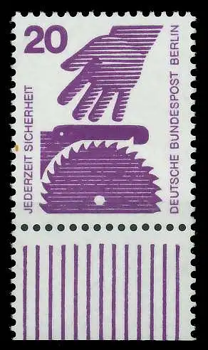 BERLIN DS UNFALLV Nr 404 postfrisch URA 8ED3A6