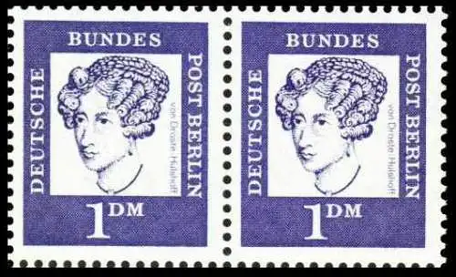 BERLIN DS BED. DEUT. Nr 212 postfrisch WAAGR PAAR S93B186