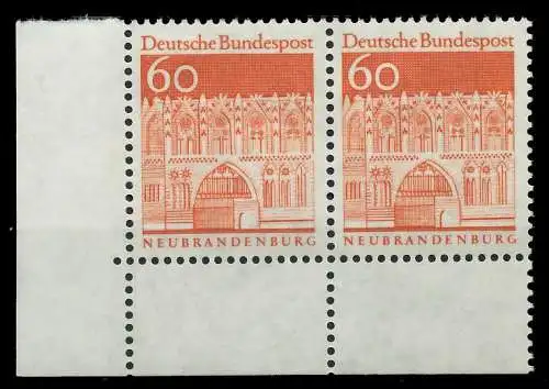 BERLIN DS D-BAUW. 2 Nr 278 postfrisch WAAGR PAAR ECKE-U 8ED45E
