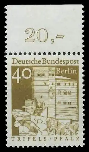 BERLIN DS D-BAUW. 2 Nr 276 postfrisch ORA 8ED4DA