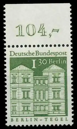 BERLIN DS D-BAUW. 2 Nr 284 postfrisch ORA 8ED4F6